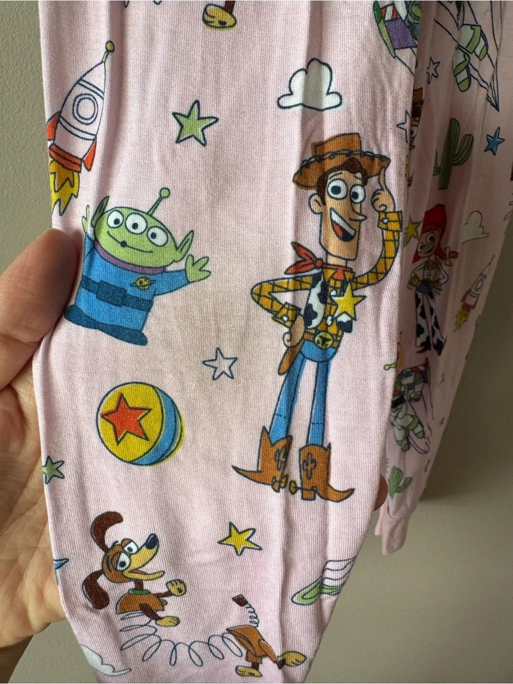 Little Sleepies x Disney Pixar Bamboo Pink Toy Story Long Sleeve PJ‎ Set 3T